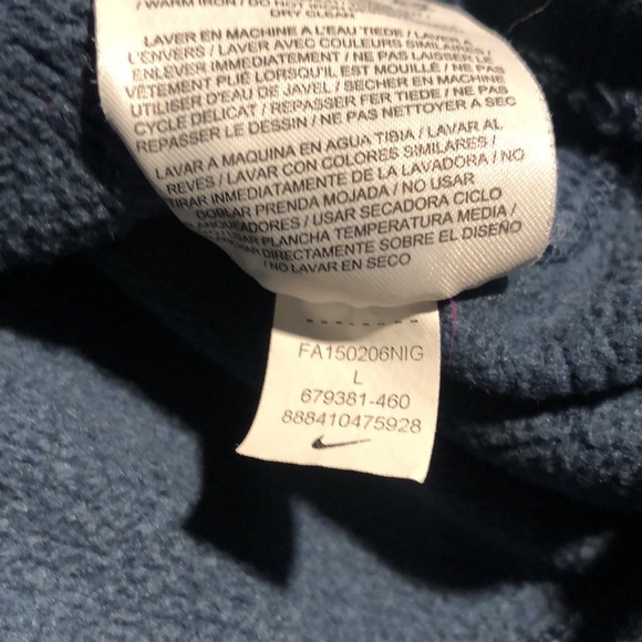 ⭐️⬇️ Nike Men’s Distressed Sweatshirt/Hoodie Jacket - Picture 11 of 12